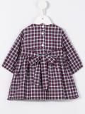 checked smock dress