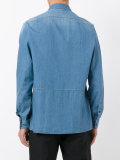 patch detail denim shirt