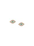 'Mini Evil Eye Biography' stud earrings