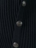 button detail ribbed jumper