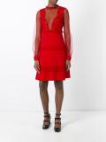 sheer detail dress