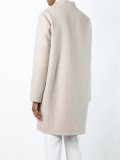 cashmere single breasted coat   