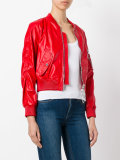 cropped bomber jacket 