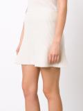 ribbed A-line skirt