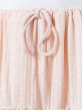 pleated maxi skirt