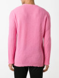 ribbed-knit sweater