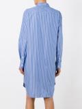 striped shirt dress