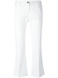 flared hem trousers