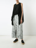 sleeveless trapeze top