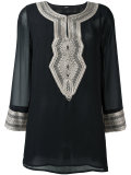 sheer sleeves tunic
