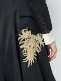 flared embroidered coat