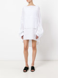 double layer shirt dress