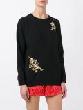 embroidered tiger sweatshirt 