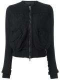patch pocket bomber jacket