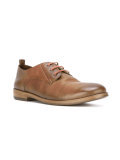 round toe lace-up shoes
