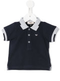 contrast trim polo shirt