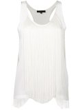 fringed accent tank top