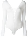 lace-up bodysuit