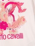 logo print pleat detail T-shirt