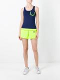scalloped trim shorts