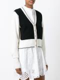 two tone cardigan