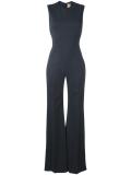 wide leg sleeveless jumpsuit