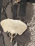 snakeskin tote 