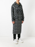 long printed hooded sweatshirt