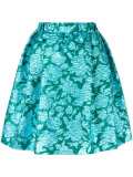 roses jacquard skirt