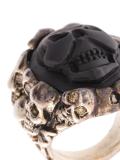 embossed skull ring