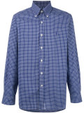plaid button-down shirt