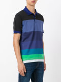 horizontal stripe polo shirt