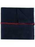 contrast stripe scarf