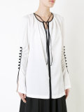 gathered sleeves blouse 