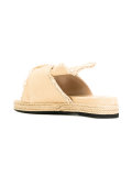 frayed trim sandals 