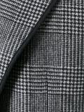 glen plaid mid coat