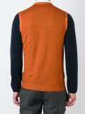 button down knitted waistcoat
