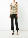 leopard print cami top