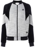 velvet panel track jacket