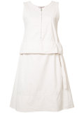 zip up fitted dress 