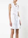 ruffle trim wrap dress 