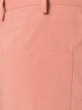 pleated cropped trousers 