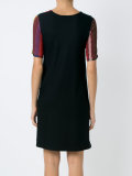 lace up detail dress