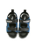 denim touch strap sandals