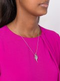'White Feather' diamond necklace