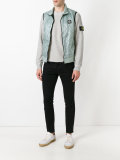 quilted zip gilet 
