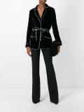 belted blazer