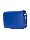 metallic logo bag 