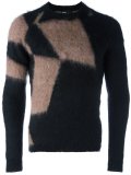 brushed intarsia jumper