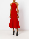 lace up halter dress